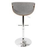 Curvo - Adjustable Barstool With Swivel