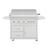 Summerset Sizzler Pro 40-in 5 Burner Freestanding Natural Gas Grill w/ Rear Infrared Burner