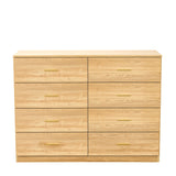 Modern Drawer Dresser For Bedroom, Ample Storage Wide Chest Of Drawers