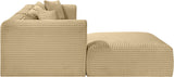 Shaggy - 4 Piece Modular Sectional