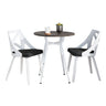 Clara Charlotte - 3 Piece Round Dinette Set Vintage With Rounded