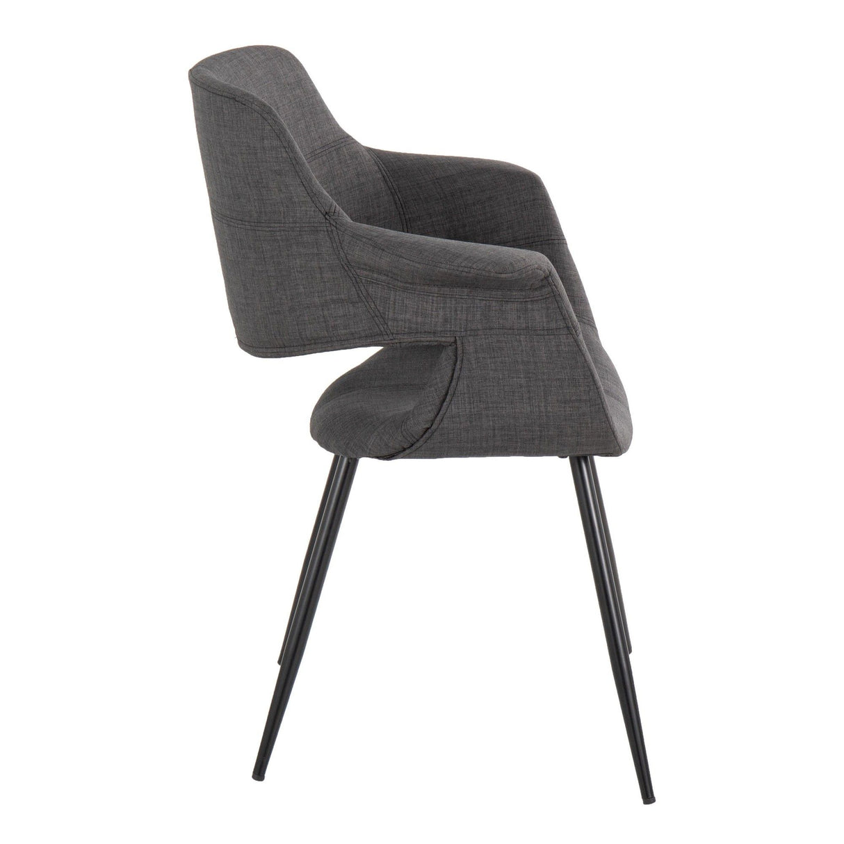 Vintage Flair - Chair (Set of 2) - Dark Gray And Black