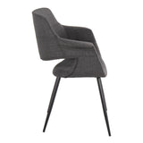 Vintage Flair - Chair (Set of 2) - Dark Gray And Black