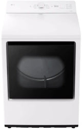 LG DLE8200W electric dryer drum interior view