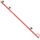 Hatch Jammer Holder Support Rod Replacement, Retractable Car Door Jammer Kit - Red