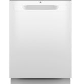 GE(R) ENERGY STAR(R) Top Control with Plastic Interior Dishwasher with Sanitize Cycle & Dry Boost - (GDP630PGRWW)