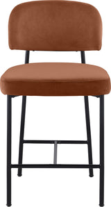 Zarelle - Performance Fabric Upholstered Counter Stool (Set of 2)