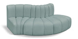 Arc - Faux Leather 3 Piece Modular Sofa