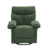 Swivel Rocker Recliner Chair With Manual Recline For Living Room