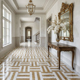 Elegant Waterjet Polished Marble Tile For Floor And Wall