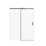 Frameless Single Sliding Shower Door, Sgcc Tempered Glass, Reversible