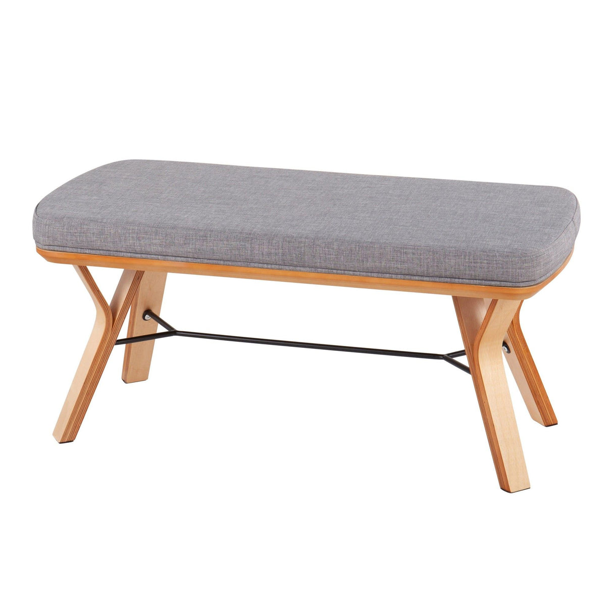 Folia - Mid-Century Modern Bench