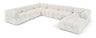 Orin - 7 Piece Modular Sectional (3 Modular Chairs, 3 Corner Chairs & Ottoman)
