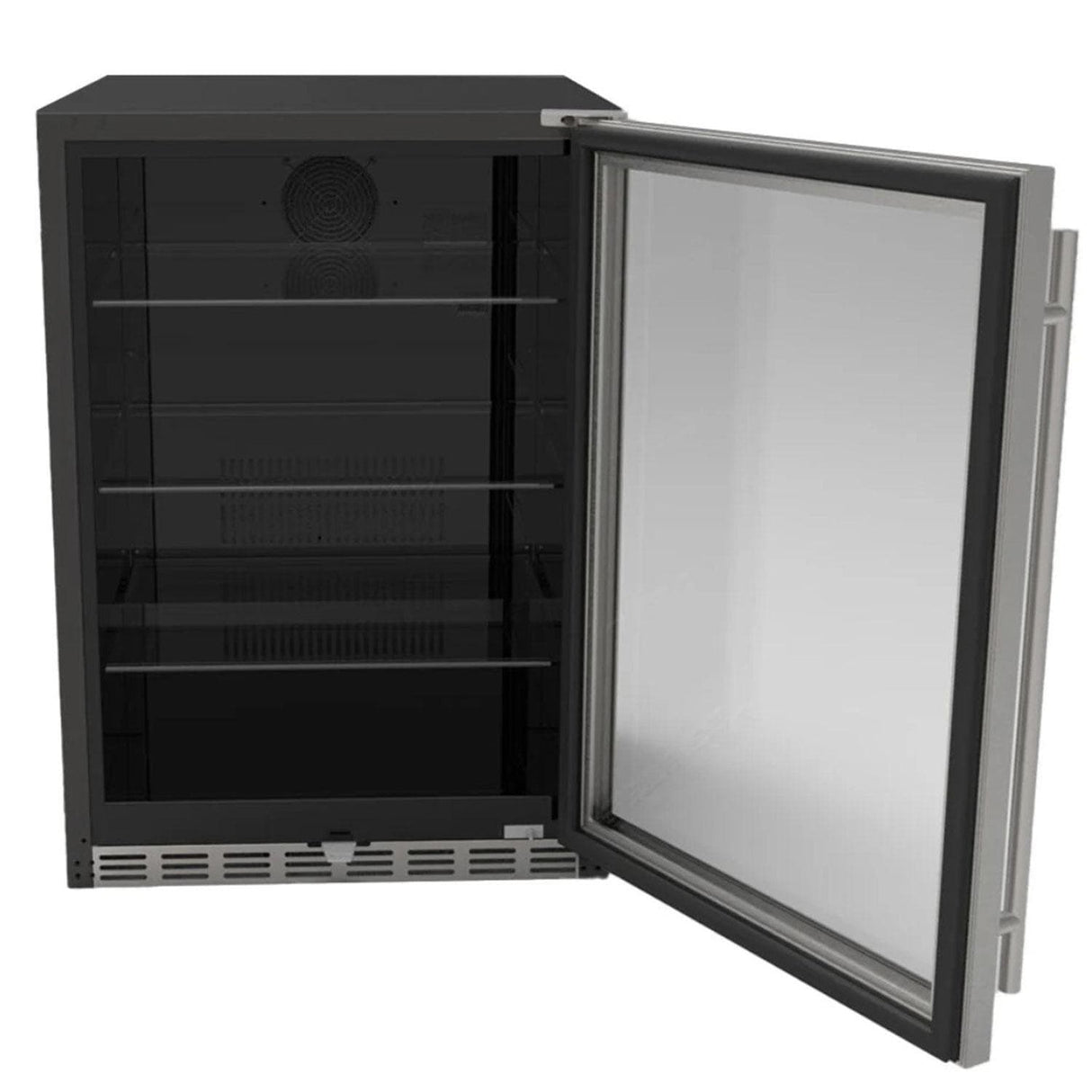 Summerset 24 Inch Outdoor Rated Refrigerator w/ Glass Door - RFR-24G