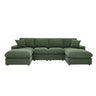 Sectional With 2 Ottomans