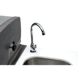 Mont Alpi Deluxe Series 10.5 Ft L-Shaped Propane Outdoor Kitchen Island w/ Side Burner & Beverage Center- MAi400-D90BEV