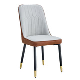 Modern Dining Chair With Metal Leg