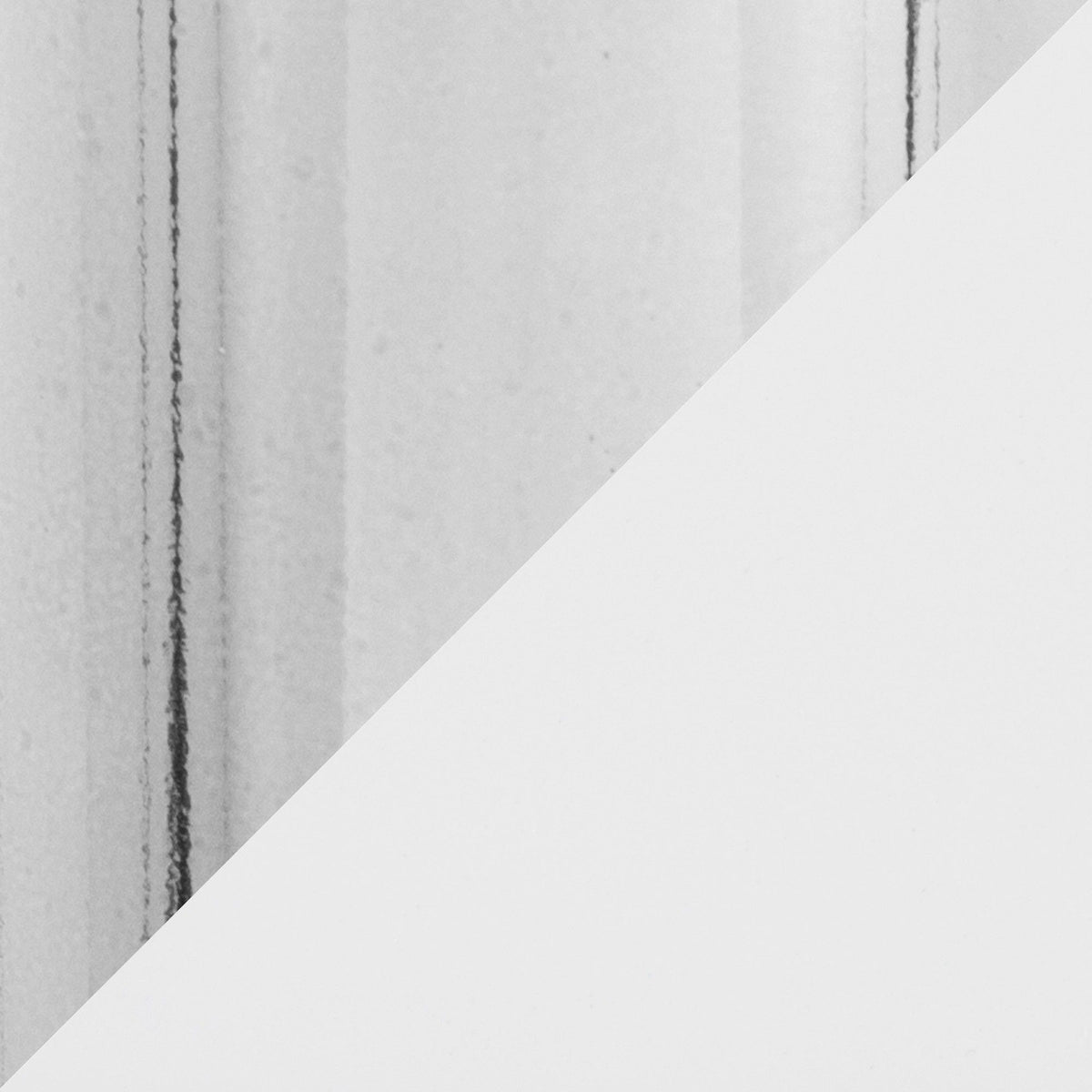 Canary - Counter Table - Chrome Metal, White Mdf
