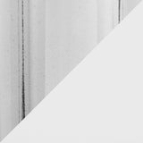 Canary - Counter Table - Chrome Metal, White Mdf
