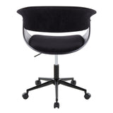 Vintage Mod - Office Chair - Black