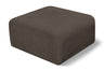 Arc - Boucle Fabric Ottoman