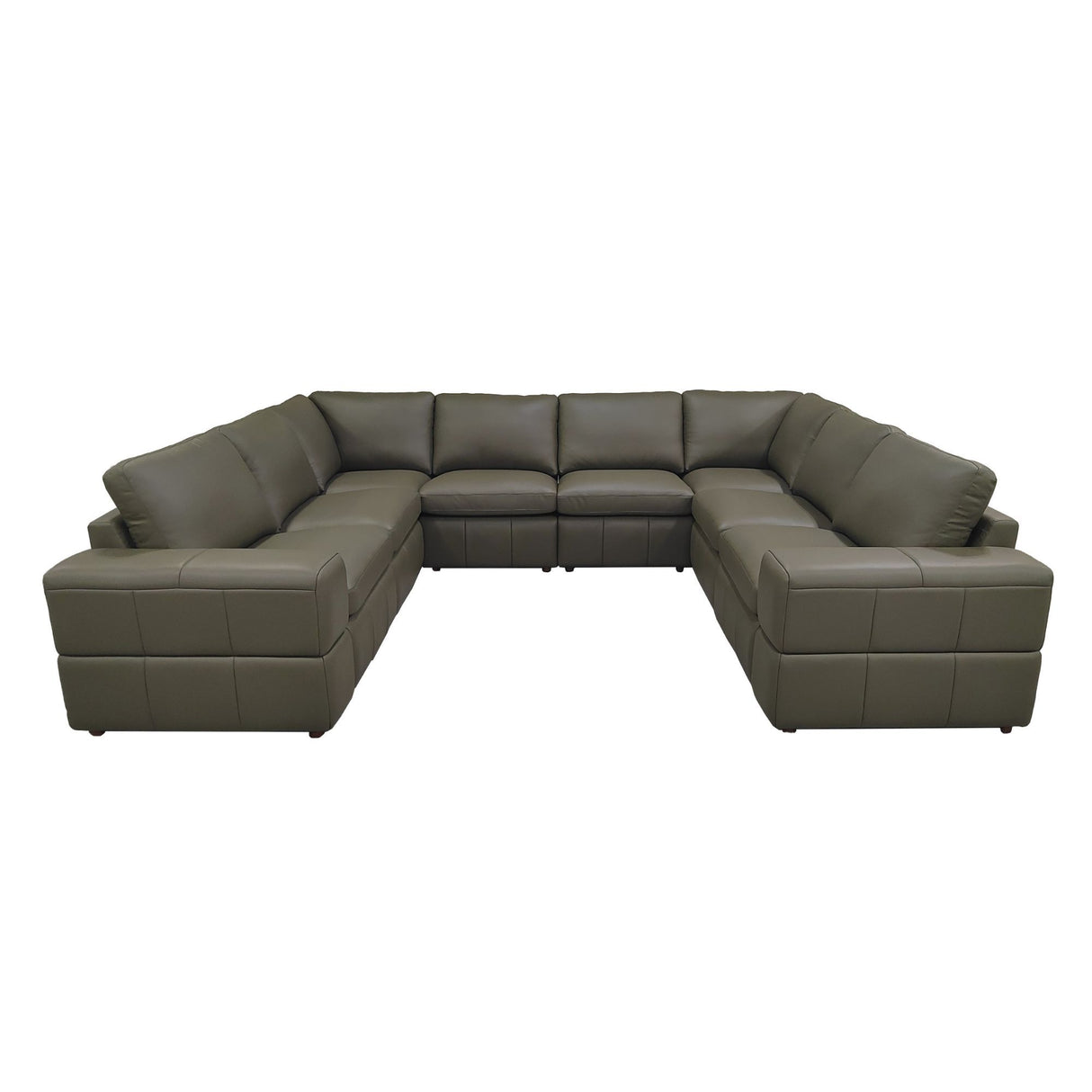 Modern Sectional Sofa With Large Square Arms