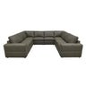 Modern Sectional Sofa With Large Square Arms