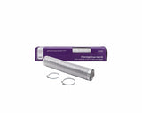 8' Long 4" Diameter Semi Rigid Dryer Vent Installation Kit with Elbow - (M5305512431)