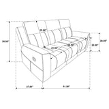 Slater - Reclining Sofa With Manual Recline