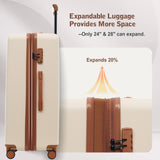 Hardside Luggage Set 5 Piece With Front Opening
