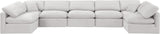 Indulge - Velvet 7 Piece Modular U-Shaped Sectional