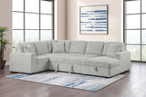 Devonshire - Sleeper Sectional Sofa Storage Chaise