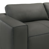 Clayton - Leather Sofa With Track Arms