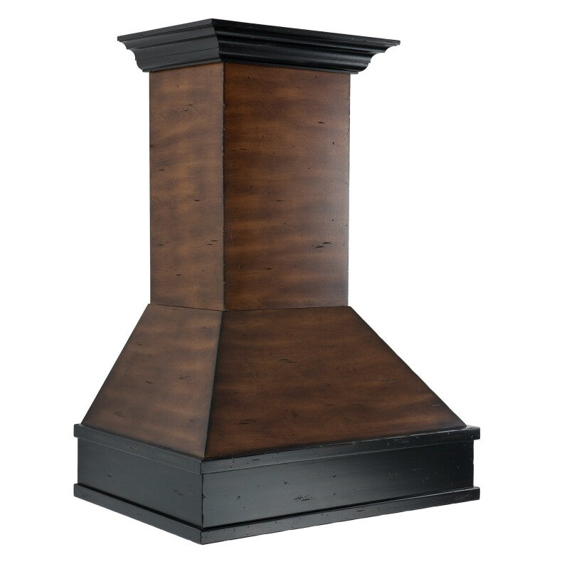 36" Ducted Wooden Wall Mount Range Hood and Hamilton - 36 inch - (329AH36) -