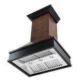 36" Ducted Wooden Wall Mount Range Hood and Hamilton - 36 inch - (329AH36) -