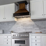 36" Ducted Wooden Wall Mount Range Hood and Hamilton - 36 inch - (329AH36) -