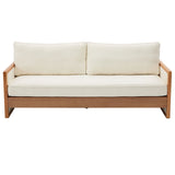 Modern 3 Seater Sofa With Armrests, Living Room Couch