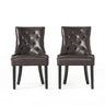 Contemporary Cheney Dining Chair Set With Tufted Design