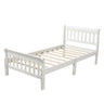 Platform Bed, Mattress Foundation Sleigh Bed With Headboard, Footboard, Slat Support