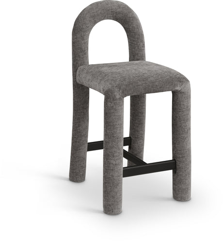 Amari - Chenille Fabric Stool