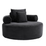 Round Sofa Bed With 3 Pillows For Living Room