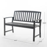 Farmhouse Style Loja Bench Indoor / Outdoor