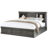 Louis Philippe III - Bed w/Storage