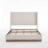 Hosford - Minimalist Upholstered Wingback Bed