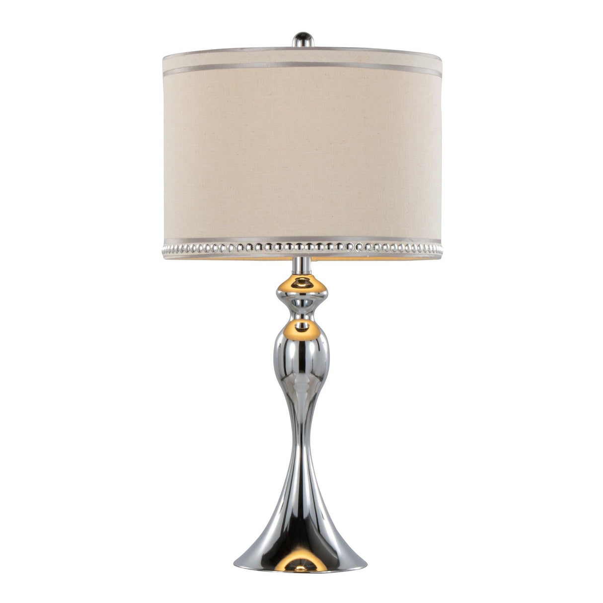 Ashland - 27" Metal Table Lamp (Set of 2) - Beige