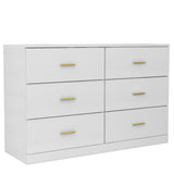 Modern Drawer Dresser For Bedroom, Ample Storage Wide Chest Of Drawers