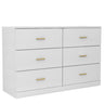 Modern Drawer Dresser For Bedroom, Ample Storage Wide Chest Of Drawers