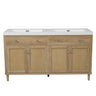 Bathroom Vanity With Double Sink, Large Storage Space