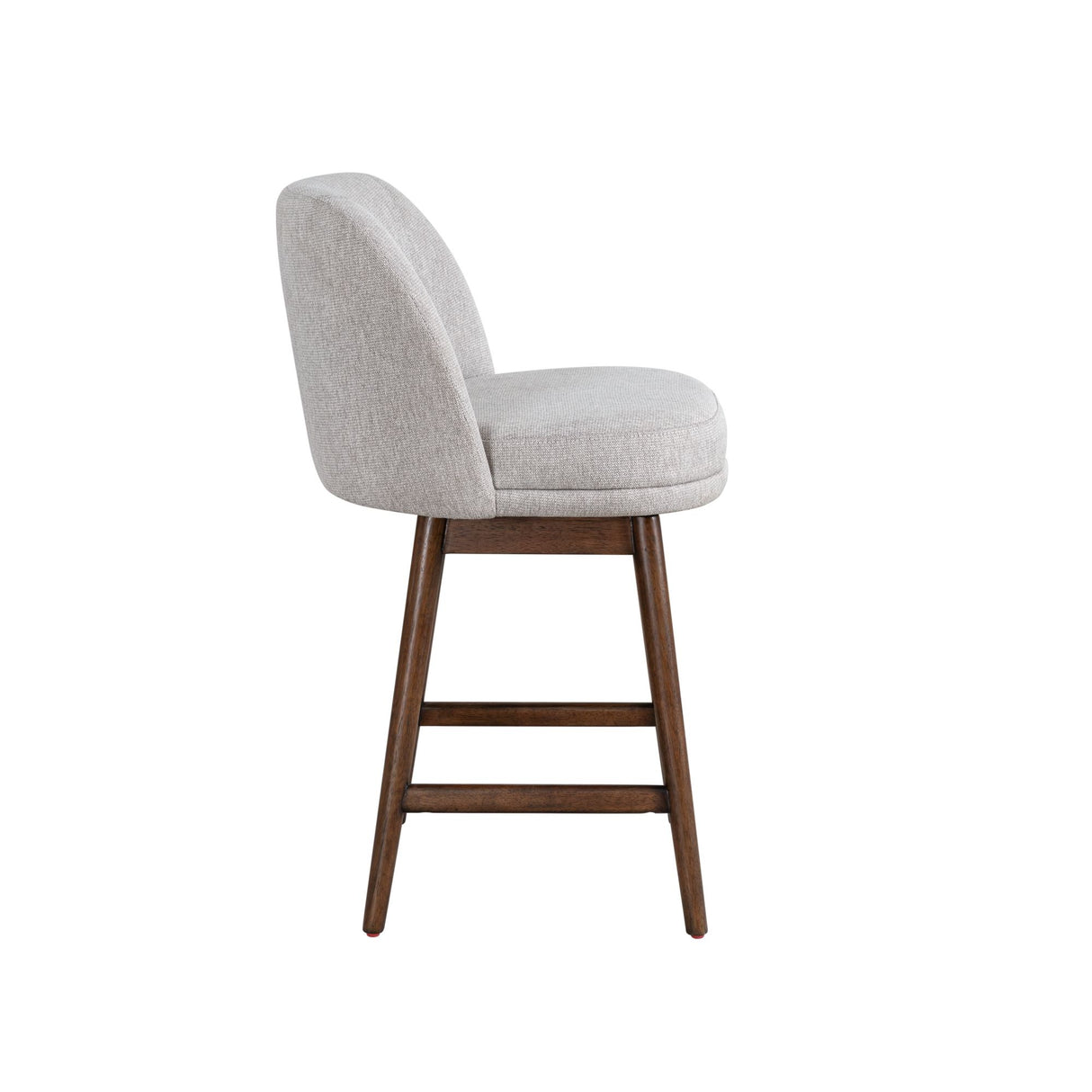 Sadie - Solid Wood Upholstered 26" Counter Height Swivel Barstool