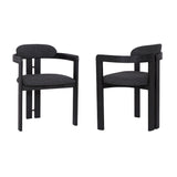 Jazmin - Dining Chair (Set of 2) - Black / Charcoal